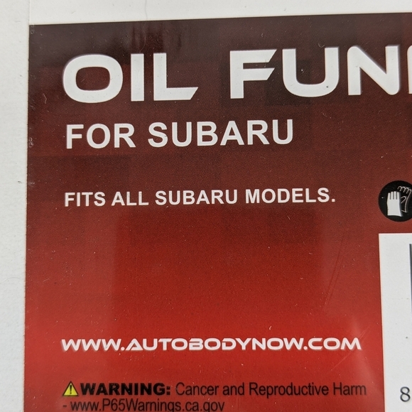 New Oil funnel designed for filler neck of Subaru ABN, autobodynow, 81887 - Picture 7 of 9